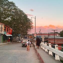 Grenzübergang Belize Guatemala