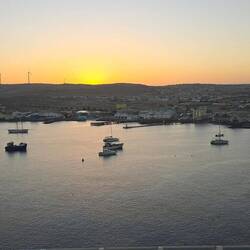 Kurz vor Sonnenaufgang