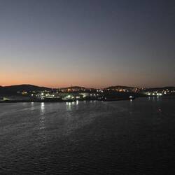 Ankunft im Morgengrauen