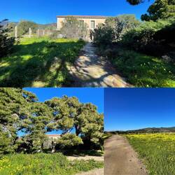 ..direkt hinter uns ein verlassenes Haus 😉