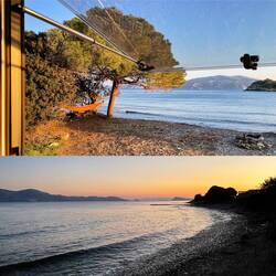 ..gestern noch auf den Hafen von PortoHeli⛵️geschaut und heute das hier vor der Nase👌🏻🤩