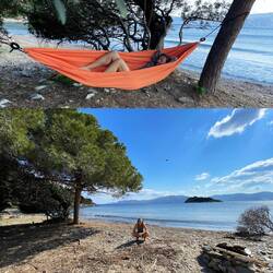 ..und für mich ein Logenplatz am Meer in der Hängematte👌🏻🍀😍
