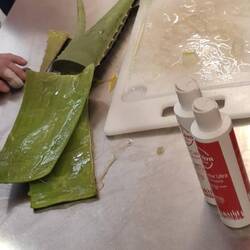 Ein bisschen schleimig und klitschig😂