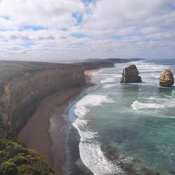 Twelve Apostles, Richtung Gibson Steps