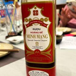 The kings wine, made locally