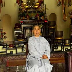 Buddhist nun we spoke with