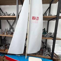 Nope, that MY sailboat... won;t make it Around the World ...yet