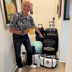 LAST BAG PACKED (yes, its our scale)!