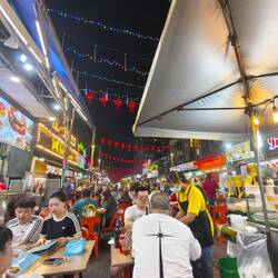 Lots of street food stalls for dinner