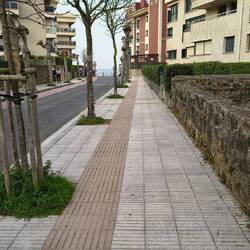 Zarautz ist da eher nüchtern..