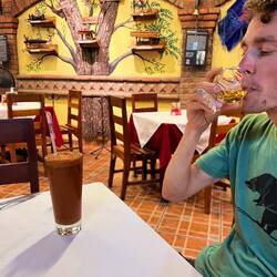 Tequila and chocolate