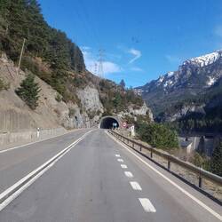 Tunnel vor dem Tunnel