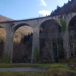 Zugstrecke, aber nicht mehr aktiv