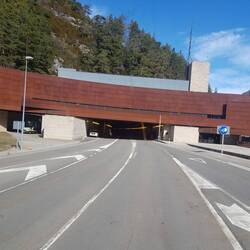 Einfahrt Somport Tunnel