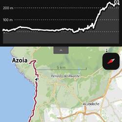 Etappe 1: Cascais -> Azoia