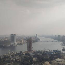 Ein schöner Blick vom Cairo Tower