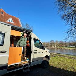 Direkt an der Weser gelegen