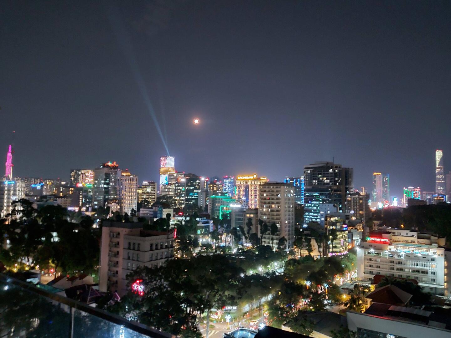 Aussicht von der Rooftop Bar