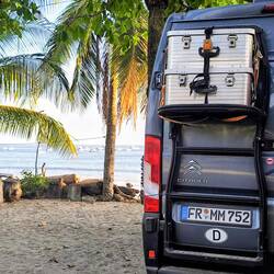 An der Playa Garza stehen wir direkt am Strand 🏝️