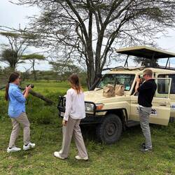 Picknick zwischen Zebras & Gnus