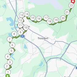 Die ersten beiden Etappen.