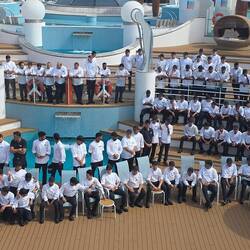 Fototermin fürs Küchenpersonal