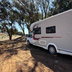 Parkposition nach dem Freikämpfen! 🤣