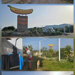 Haben hier am Banana-Beach ein schönes Platzerl gefunden ... und sind mal wieder völlig allein 🙃😆