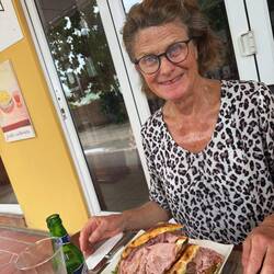 Trots vi delade så åt vi bara hälften och kunde få resterande i doggy bag!