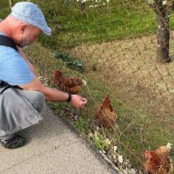 Andreas findet Freunde auf dem Rückweg