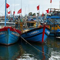 Fishing boats at Da Nang