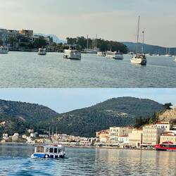 ..eines dieser Taxi Boote wird uns drei morgen auf die Insel bringen👍🏻☺️