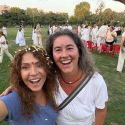 Celebración de Holi (sería como un carnaval)