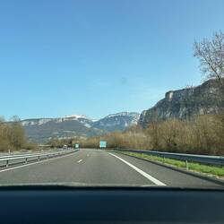 Die Alpen lassen die Schweiz erahnen