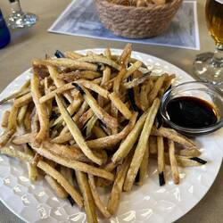 Fried eggplant with molasses