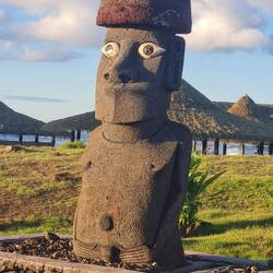 Rekonstruktion eines Moai