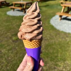 Schoko Lavendel Eis