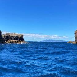 Approaching Mokohinau Island