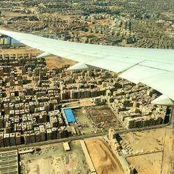 Letzter Blick auf Kairo