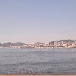 Auf der Brücke mit Zuckerhut und Cristo