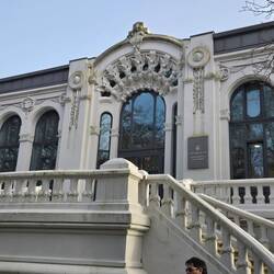 This is a kindergarten. Pretty building.