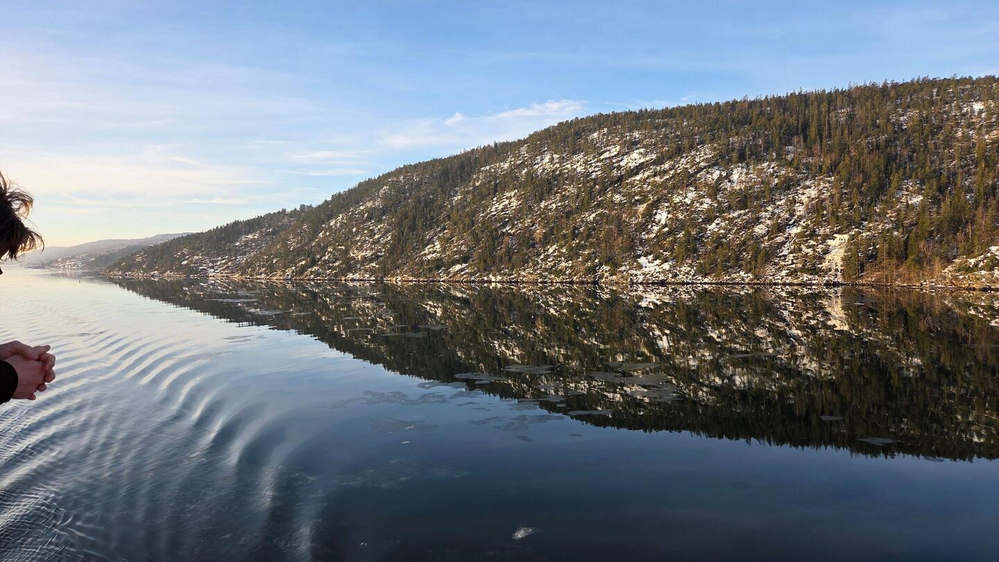 Einlaufen Oslo Hafen