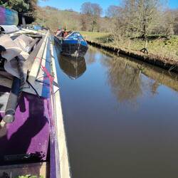 Yay! The fuel boat is here!