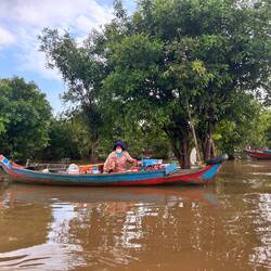 Schwimmende Händler