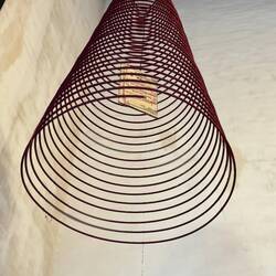 Incense round, with message written inside for good luck