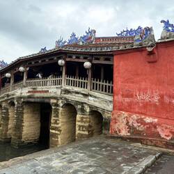 Japanese covered bridge