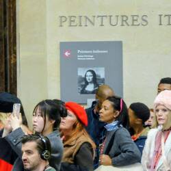 Näher bin ich an Mona Lisa nicht herangekommen.