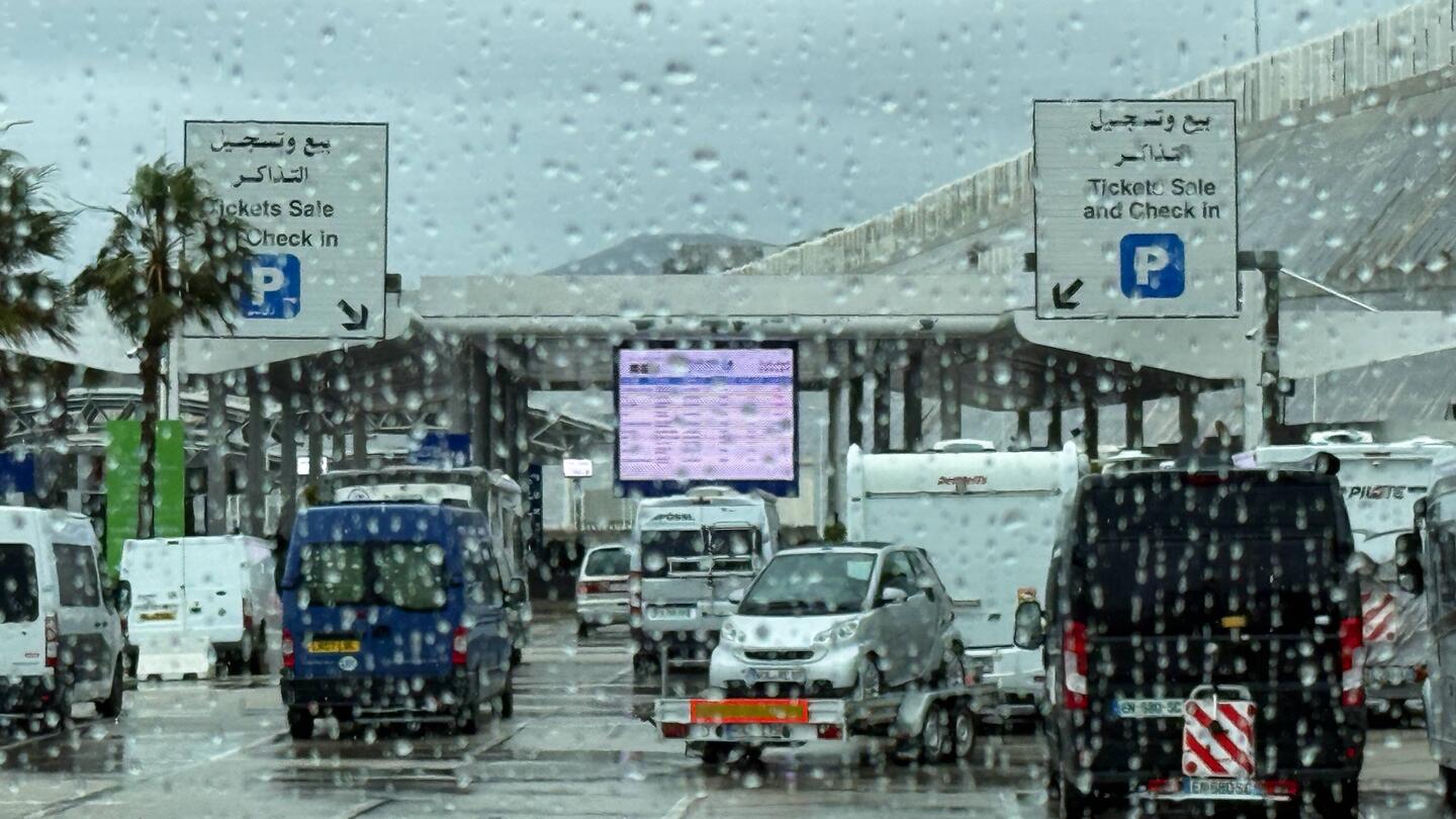 Warten auf den Check-In