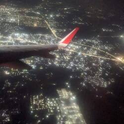 Landeanflug auf Delhi