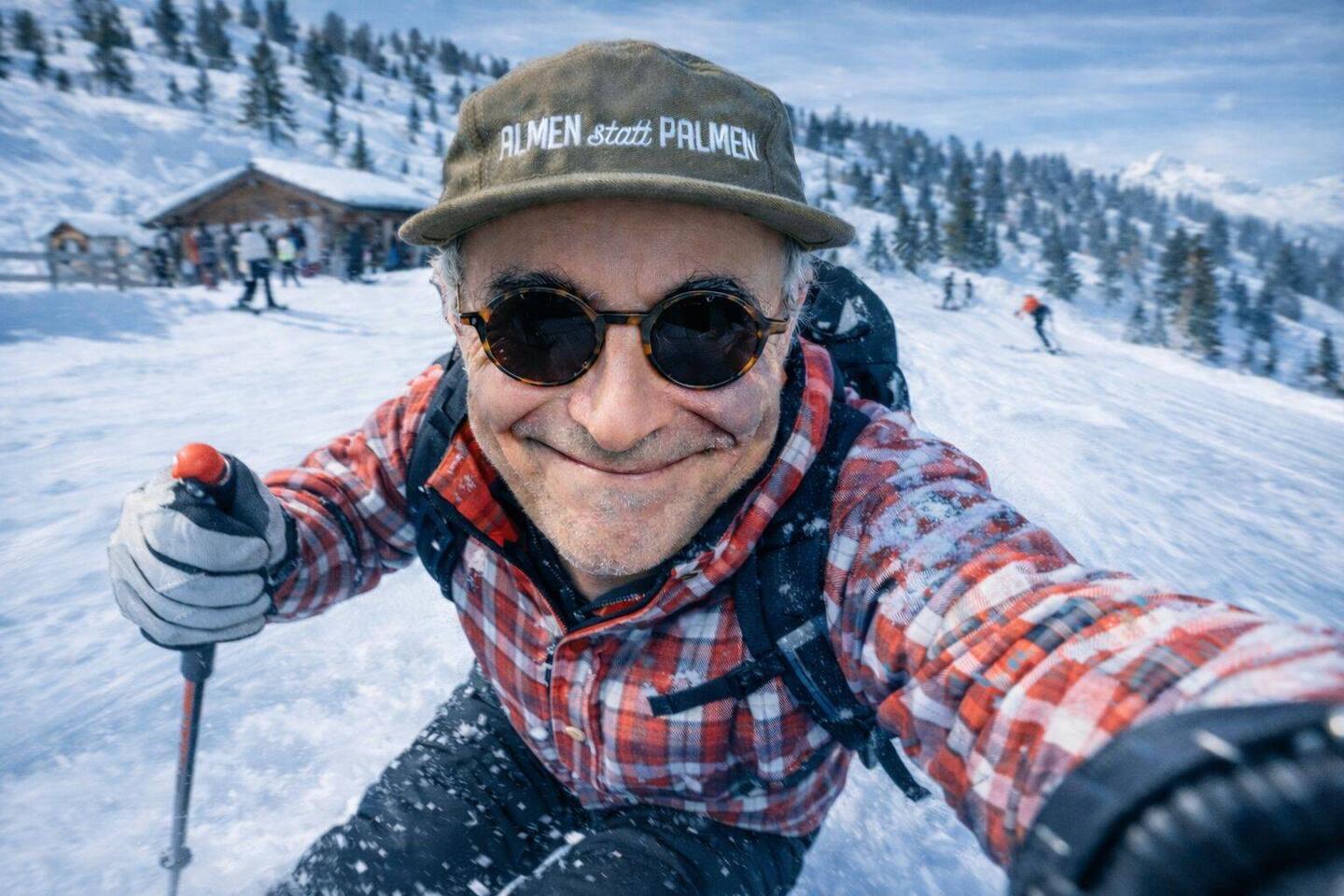 Diese Kappe musste doch vor der Balbach-Alm präsentiert werden. 🤣🙈